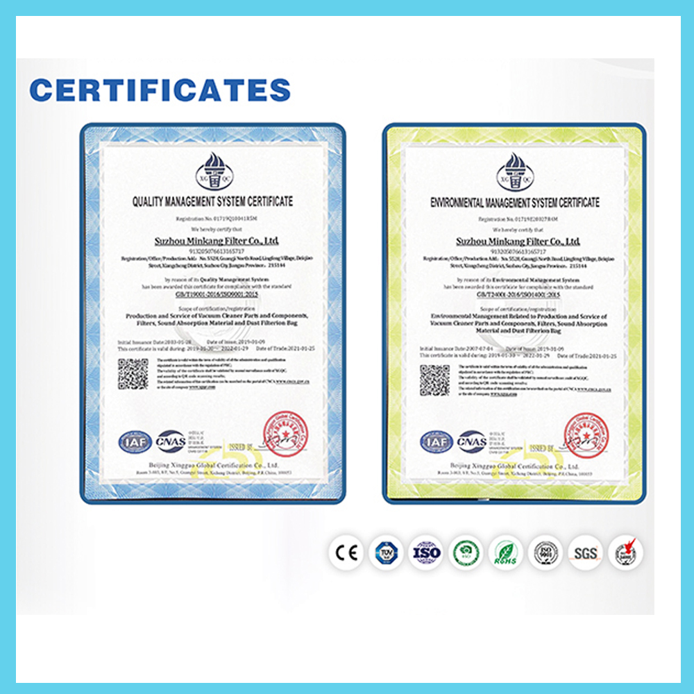 Our certificates Nuestros certificados