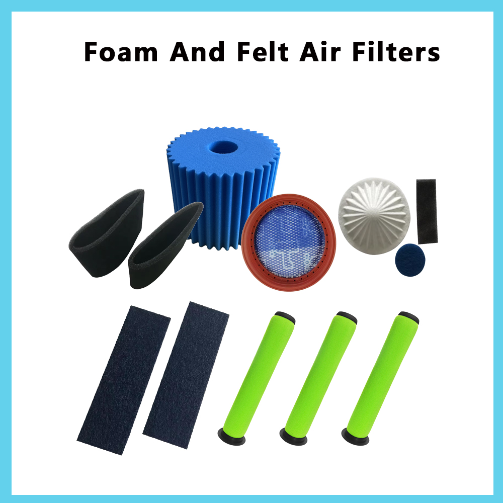 Foam And Felt Air Filters Filtros de aire de espuma y fieltro