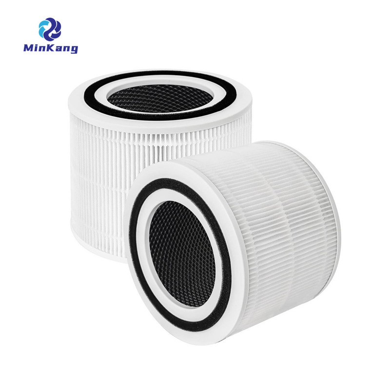 Filtro de vacío de cartucho True HEPA White Core 300-RF 3 en 1 H13 para purificador de aire Filtración de carbón activado