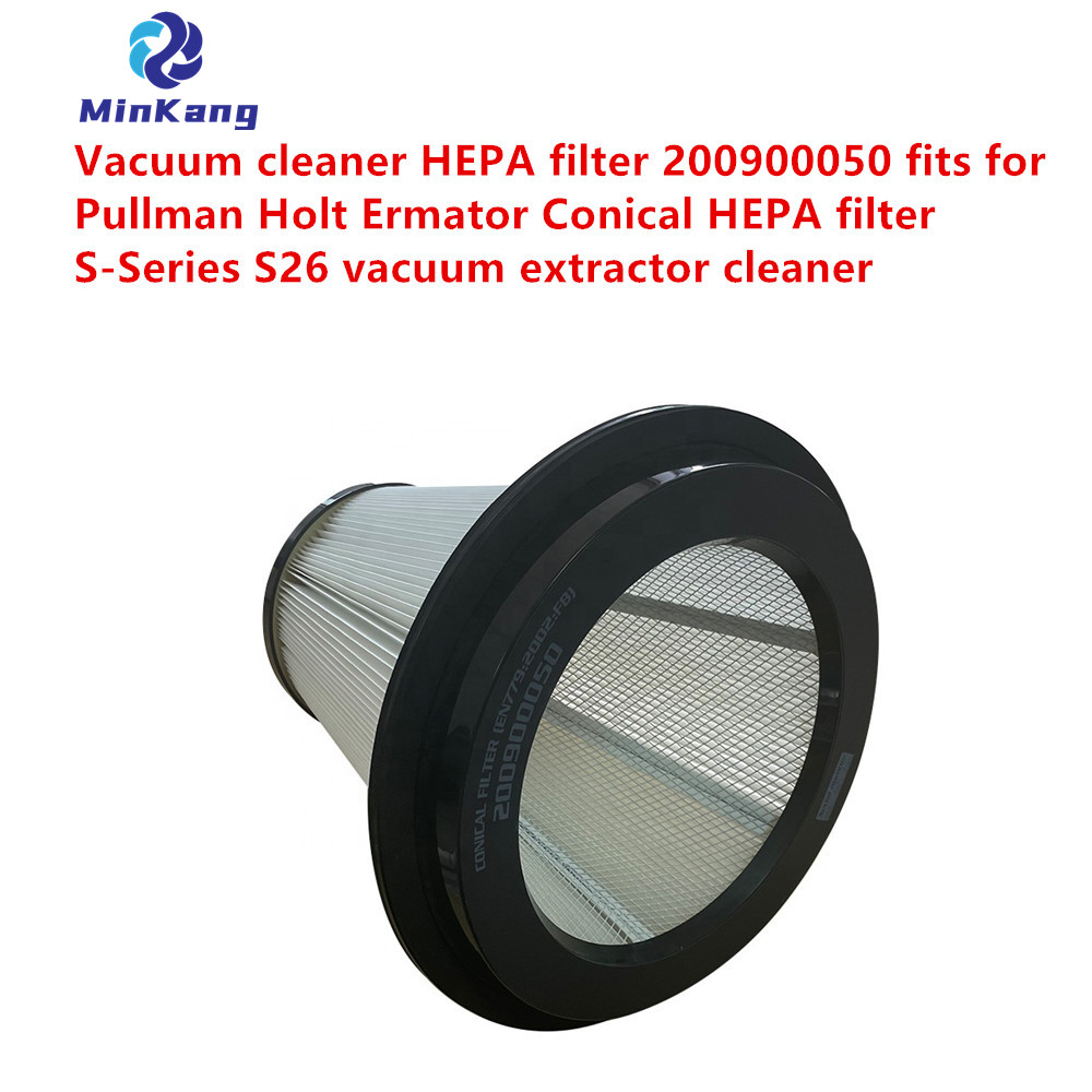 Filtro HEPA c&oacute;nico Industrial 200900050 apto para aspiradora extractora Pullman Holt Ermator serie S S26