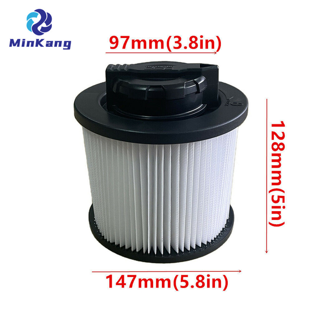 Filtro de cartucho DeWalt DXVC4001 apto para 4 galones Compatible con DXV04T DXVO5P DXV05S DXV08S Shop piezas de aspiradora en seco y húmedo 