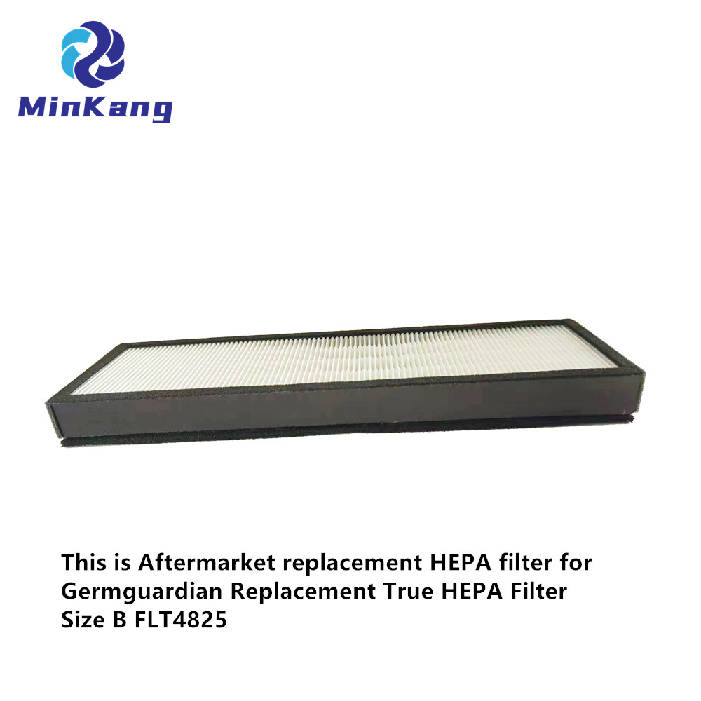 Filtro HEPA verdadero de repuesto FLT4825 de tamaño B para purificadores de aire Germguardian. Se adapta a los modelos de la serie: AC4800, AC4900;