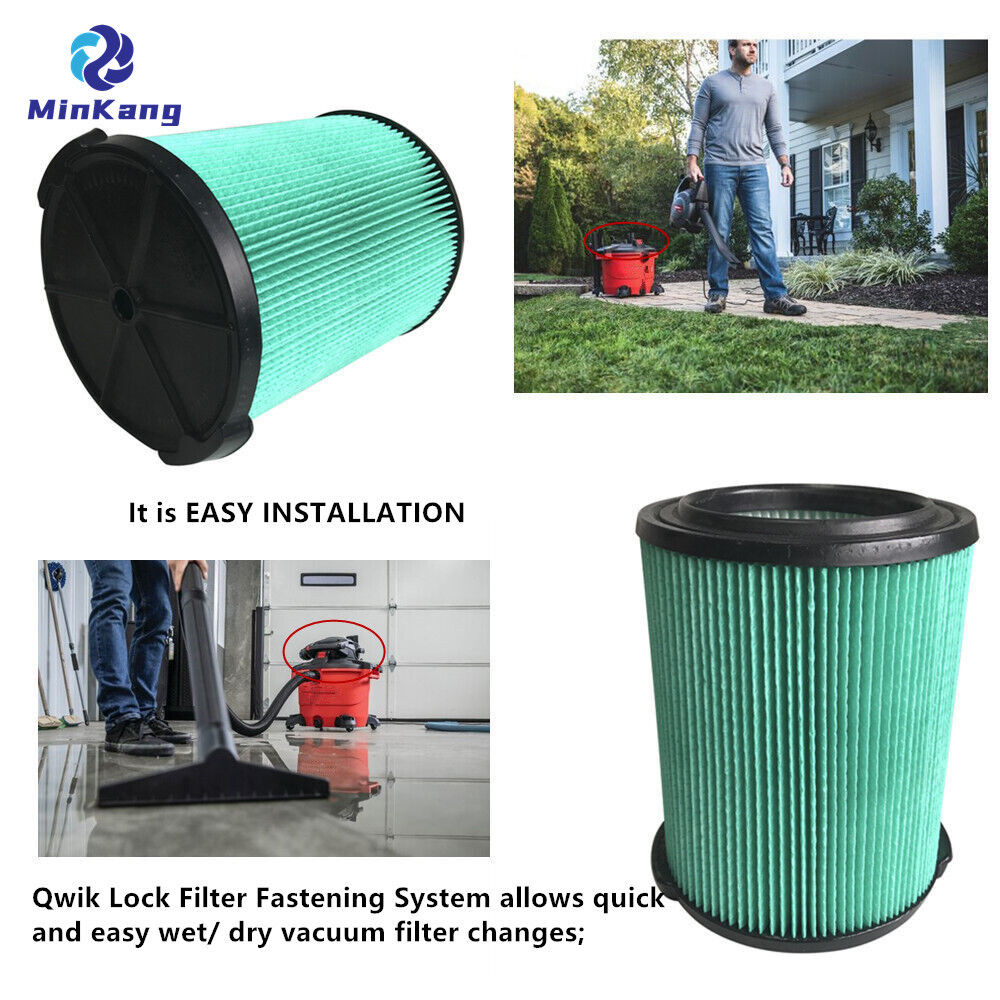 Verde 38753 9-38753Filtro HEPA de vac&iacute;o de cartucho para CRAFTSMAN CMXZVBE38753Filtro de aspiradora para medios h&uacute;medos/secos HEPA