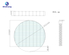  Filtro de humidificación azul FZ-Y80MF para filtros PURIFICADORES DE AIRE Sharp KC-Y80/Y65/Y45