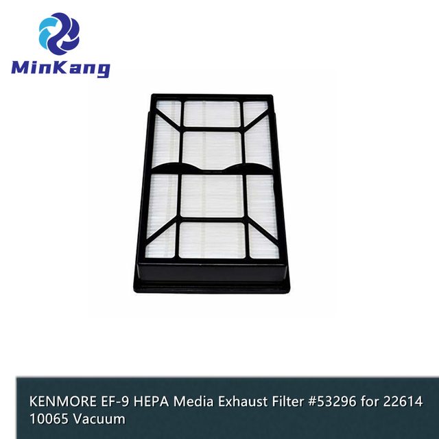 Filtro de escape de medios HEPA EF-9 para aspiradora Kenmore sin bolsa 22614 (serie 600) y 10065