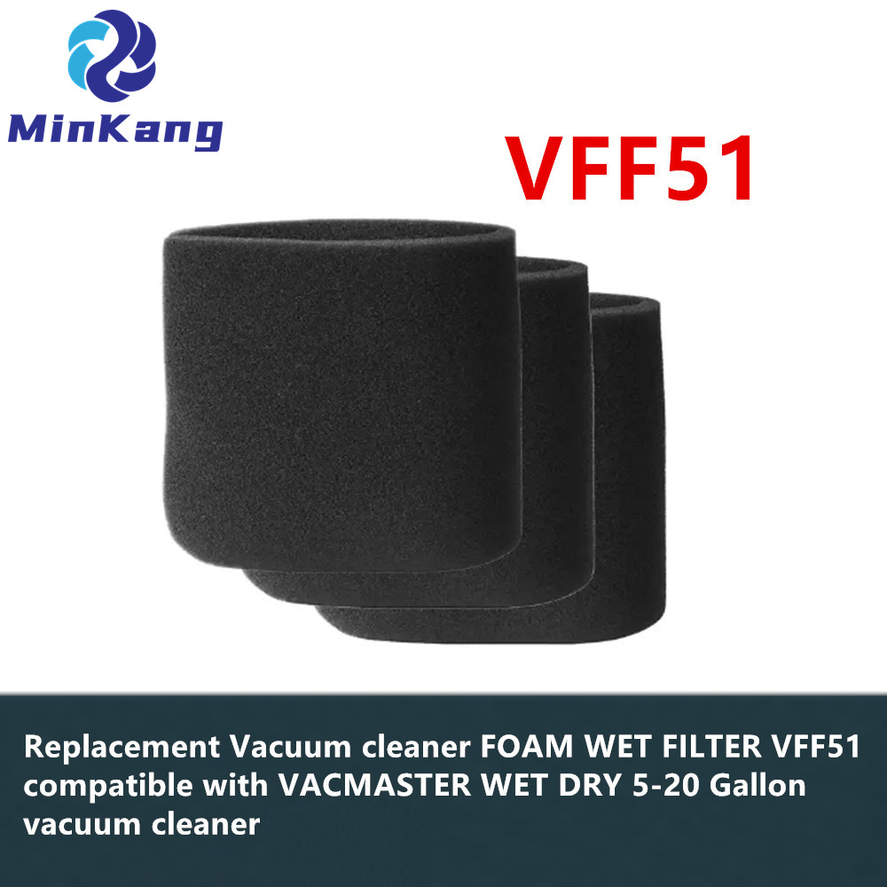 FILTRO DE ESPUMA VFF51 de repuesto para aspiradora VACMASTER WET DRY de 5 a 20 galones