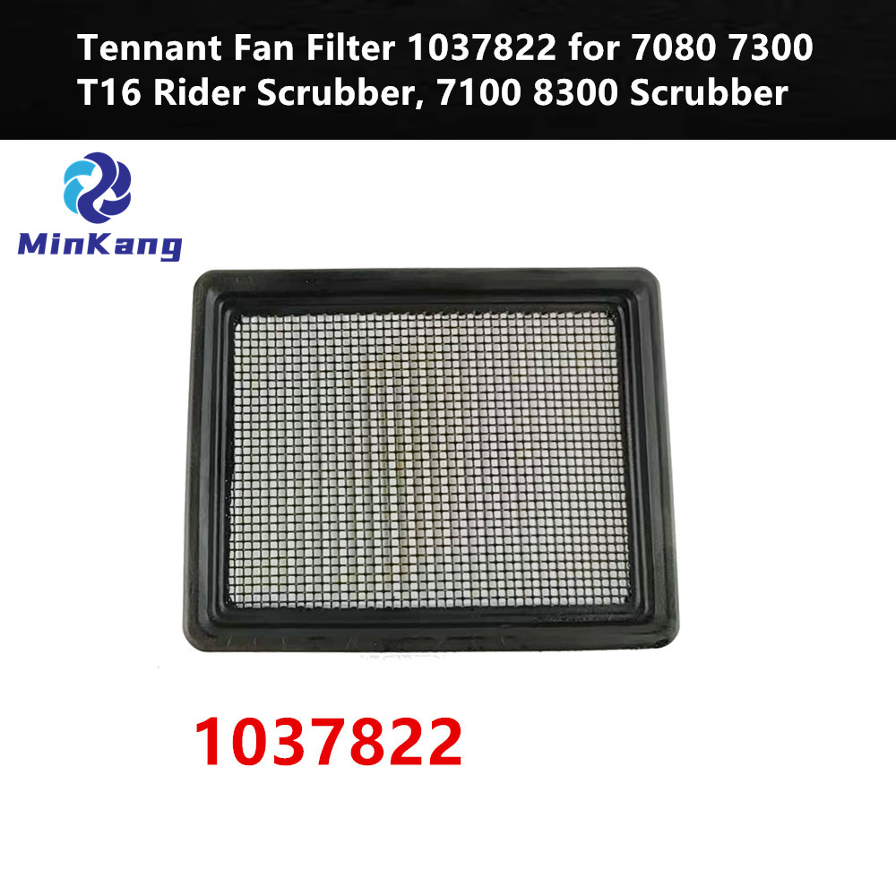 Filtro de ventilador Tennant 1037822 para fregadora de conductor sentado 7080 7300 T16, fregadora 7100 8300