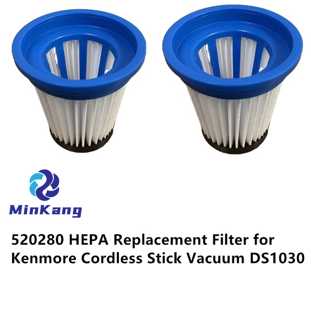Filtro HEPA de papel plisado 520280 para aspiradora inalámbrica Kenmore DS1030