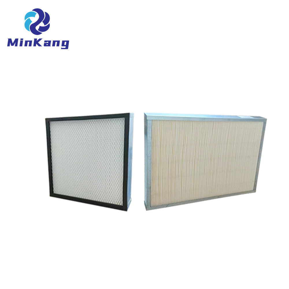 Filtro MinKang, filtro de aire personalizado HVAC H13 H14 HEPA para eliminación de polvo de aire acondicionado