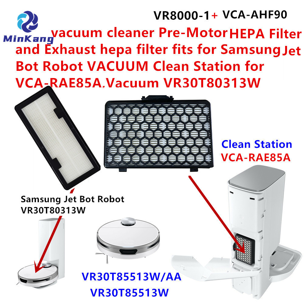  Filtro hepa de premotor y escape para Samsung VACUUM Clean Station para VCA-RAE85A VR30T80313W