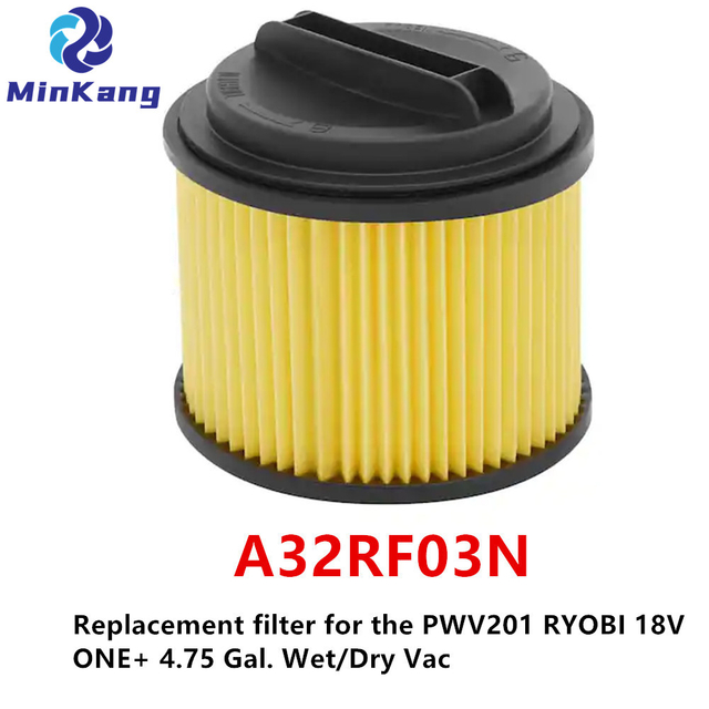  A32RF03N Filtro de repuesto para PWV201 RYOBI 18V ONE+ 4,75 gal.Aspiradora húmeda/seca