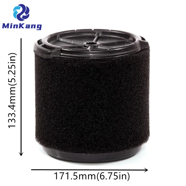  Filtro de aire VF3700 Espuma de aplicación húmeda Lavable para la mayoría de las aspiradoras de taller RIDGID de 3 a 4,5 galones SÓLO PARA RECOGIDA HÚMEDA