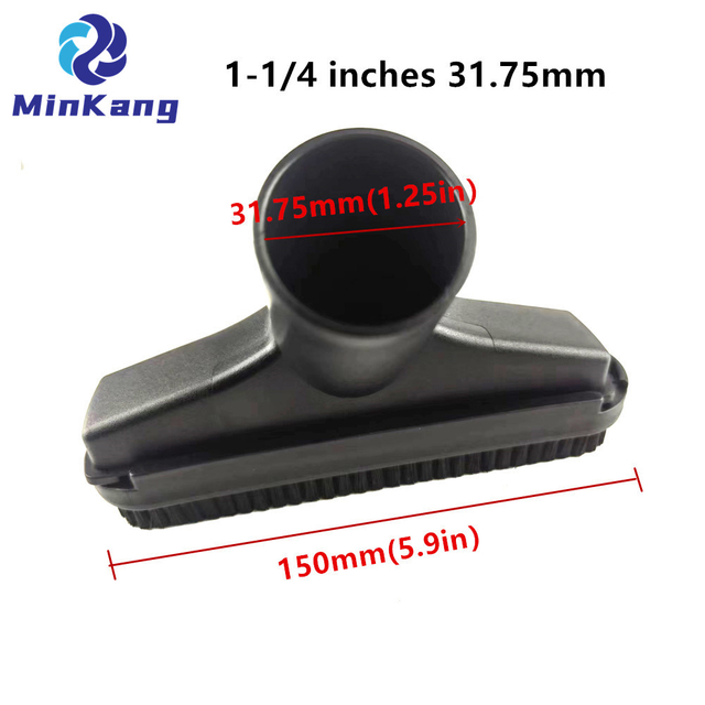 VIUB 1-1/4 pulgadas 31.75 mm Aspuumadora de boquilla/cepillo de utilidad 2-en-1 para Vacmaster la mayoría de los sistemas de manguera 