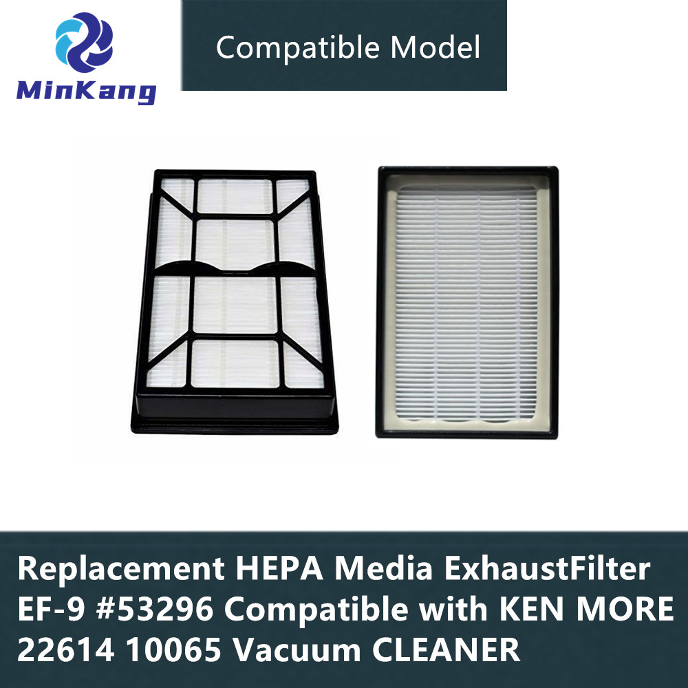 Filtro de escape de medios HEPA EF-9 para aspiradora Kenmore sin bolsa 22614 (serie 600) y 10065