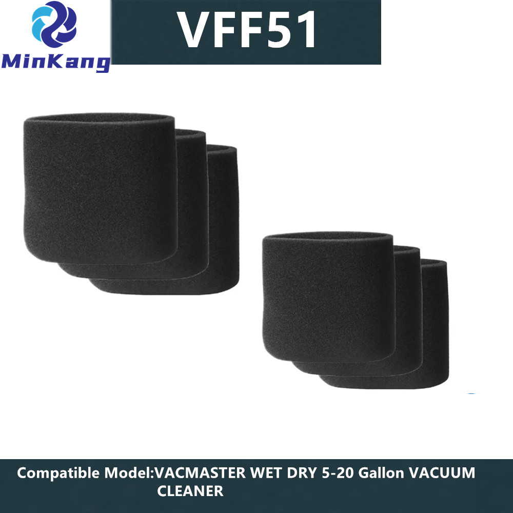 FILTRO DE ESPUMA VFF51 de repuesto para aspiradora VACMASTER WET DRY de 5 a 20 galones