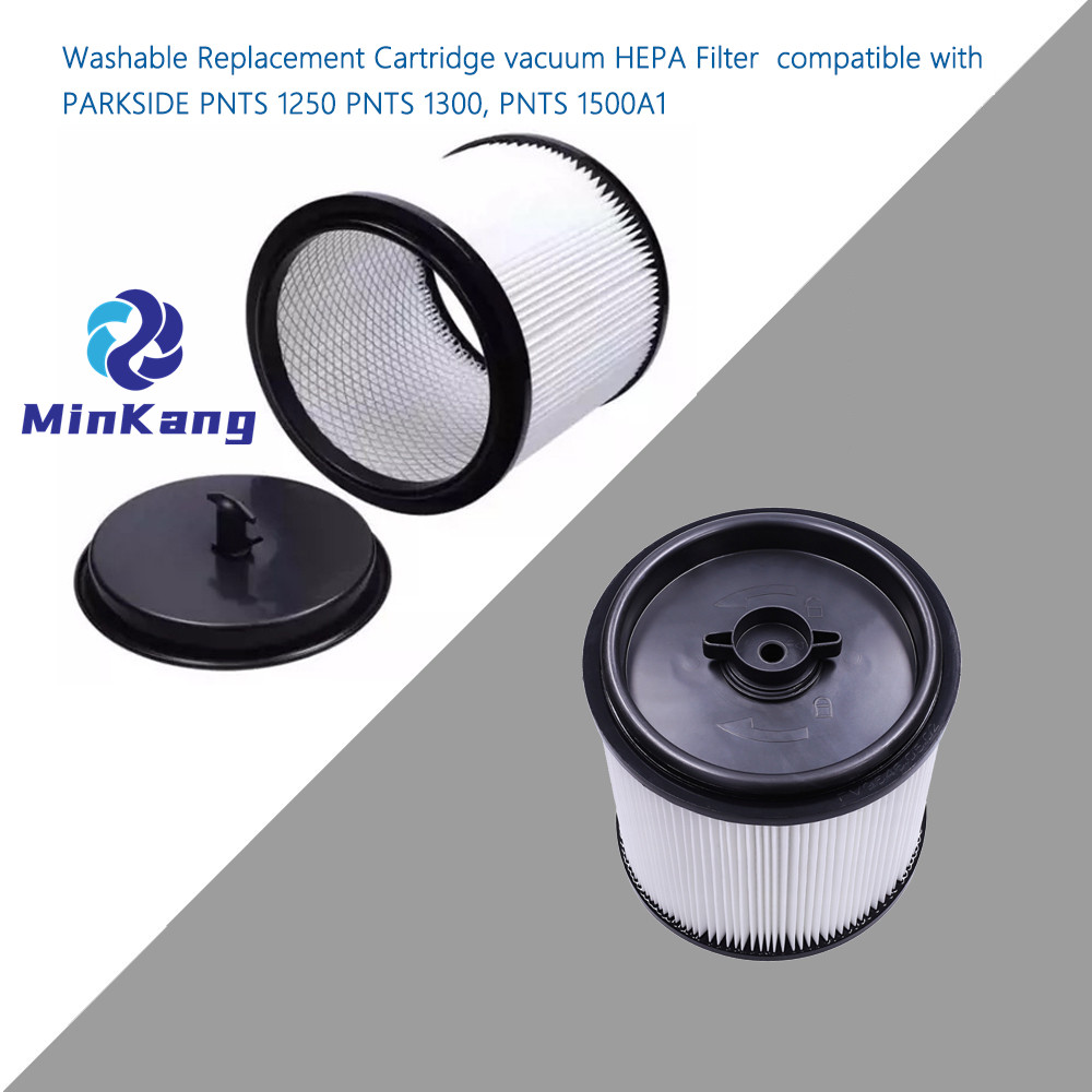 Filtro HEPA de vacío de cartucho de reemplazo lavable para Parkside 