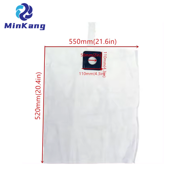 Venta al por mayor de bolsas de filtro de alta filtración de repuesto para Pullman Ermator S50 201100029 bolsa de polvo para aspiradora 201100029