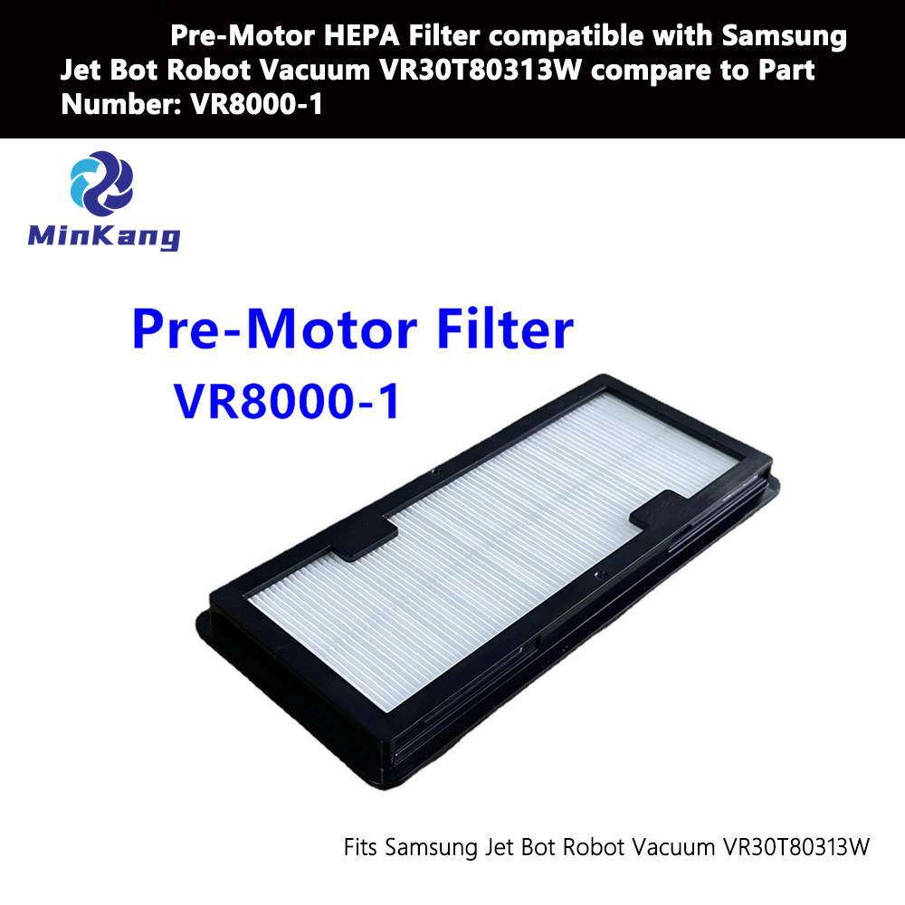 Filtro HEPA premotor para aspiradora Robot Samsung Jet Bot VR30T80313W en comparación con el número de pieza: VR8000-1