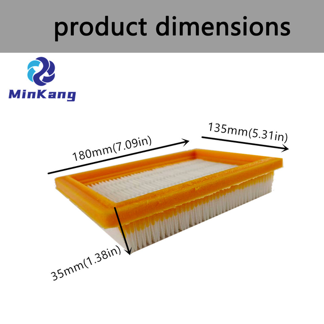 Filtro HEPA de repuesto para aspirador en seco y húmedo inalámbrico PARKSIDE PAWD 20-Li A1