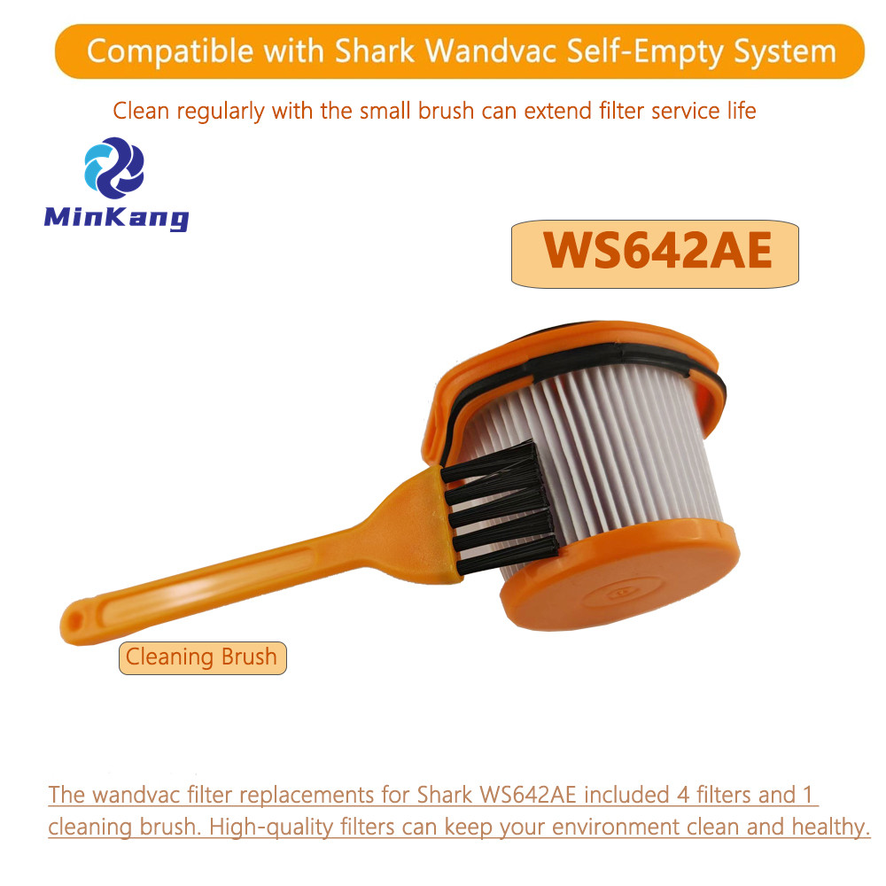 Reemplazo de filtro WS642AE para sistema de vaciado automático Shark Wandvac WS642AE aspiradora de varilla inalámbrica potente y ultraligera