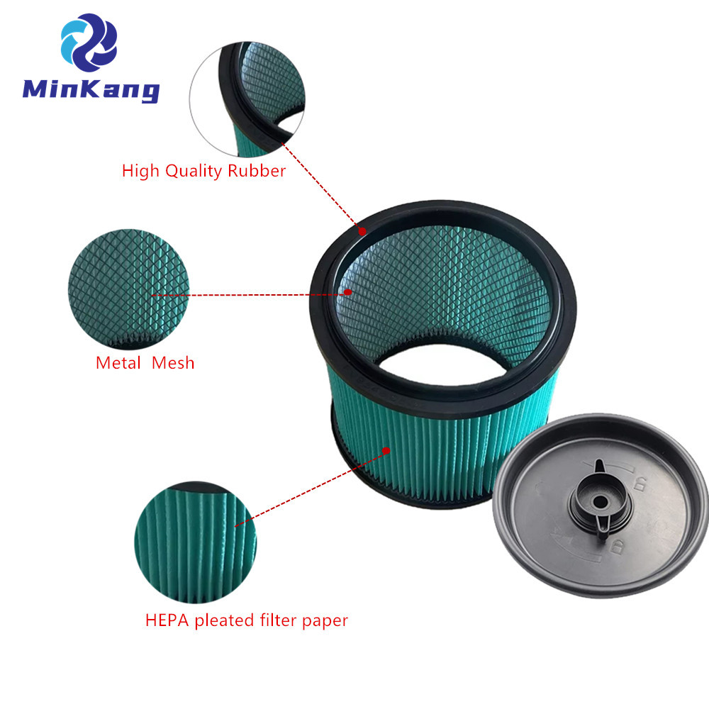 Filtro de vacío de cartucho HEPA PWF-H13F verde para aspiradora POWER FIT HOMELITE RYOBI AEG 