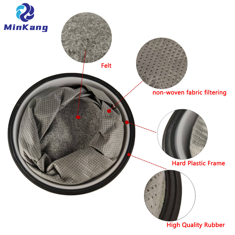 Boba de polvo no tejida de basura para Sanyo BSC-WD80 WD90 WD95 WDB801 Aspiradora