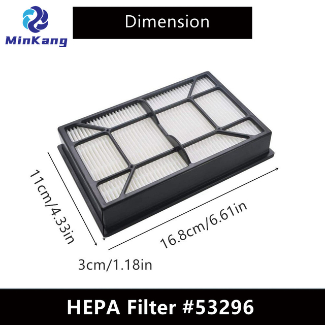 Filtro de vacío HEPA EF-9 53296 para aspiradora vertical y de recipiente Kenmore 22614, 31140, BU1005, BU1017