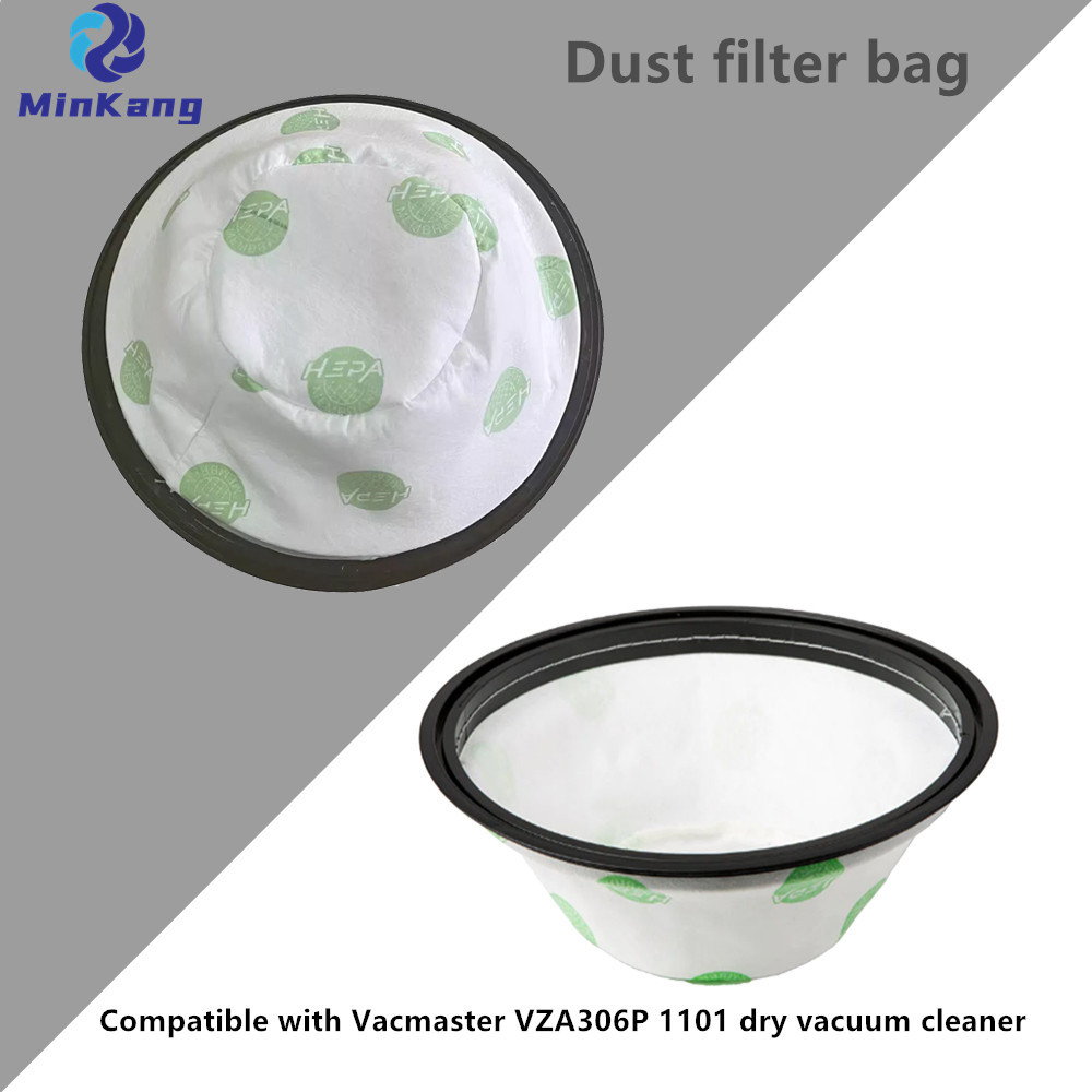 Bolsa de filtro de polvo para Vacmaster VZA306P 1101 Canister Vacuum, piezas de aspiradora de 3 galones