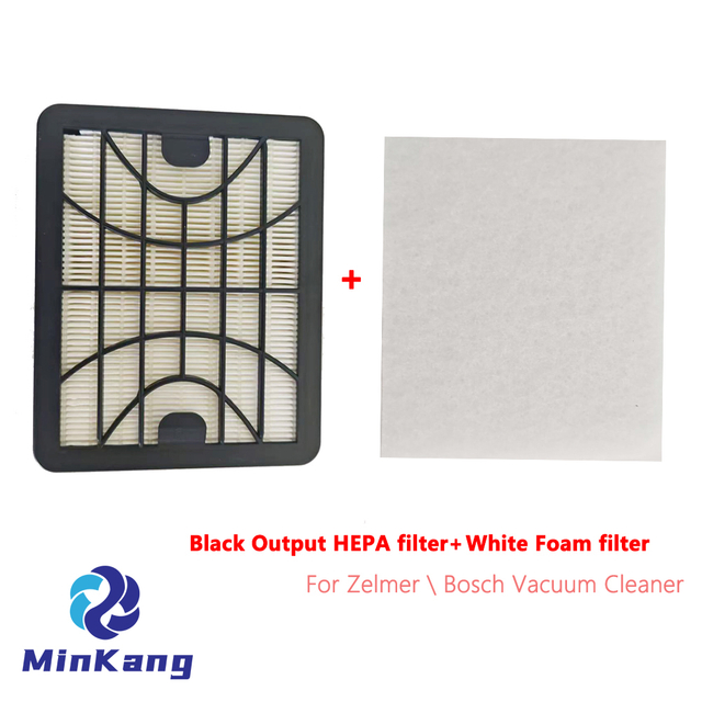 Filtro HEPA de salida+kit de filtro de espuma para aspiradora Zelmer Bosch 
