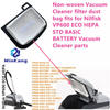 Bolsa de polvo con filtro para aspiradora, no tejido, para Nilfisk VP600 ECO HEPA STD BASIC BATTERY, piezas de aspiradora