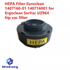 Filtro HEPA Euroclean 1407160-01 para filtro de aspiradora de cadera Ergoclean SerVac UZ964