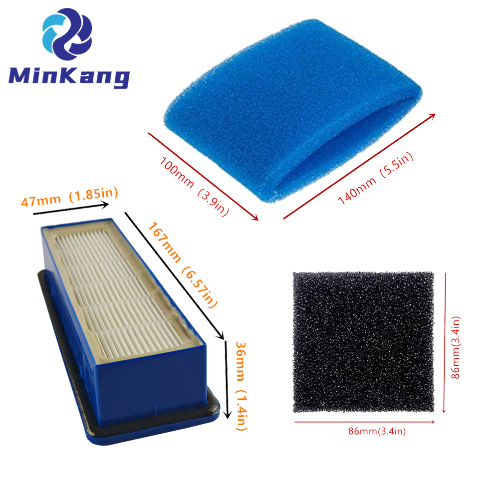  Filtros de aspiradora de lavado compatibles con Zelmer Bosch (00632555, 12000118, 00797694)