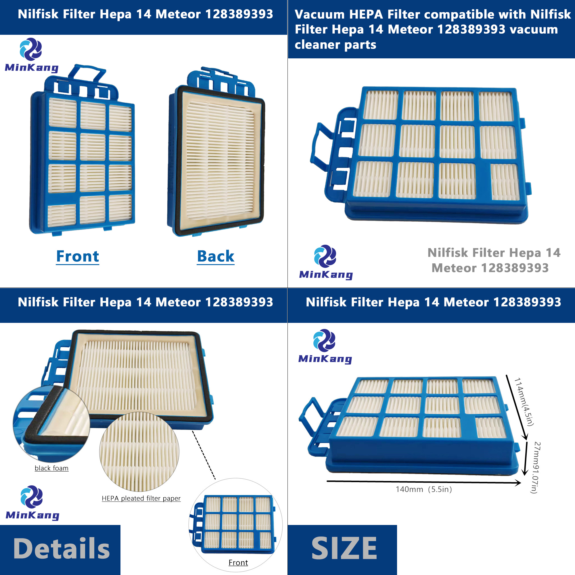 Filtro Nilfisk Hepa 14