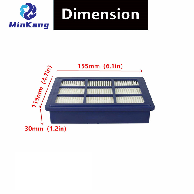 Filtro HEPA para Clarke CarpetMaster, Advance VU500 y Spectrum, SSS Prosense y Triumph