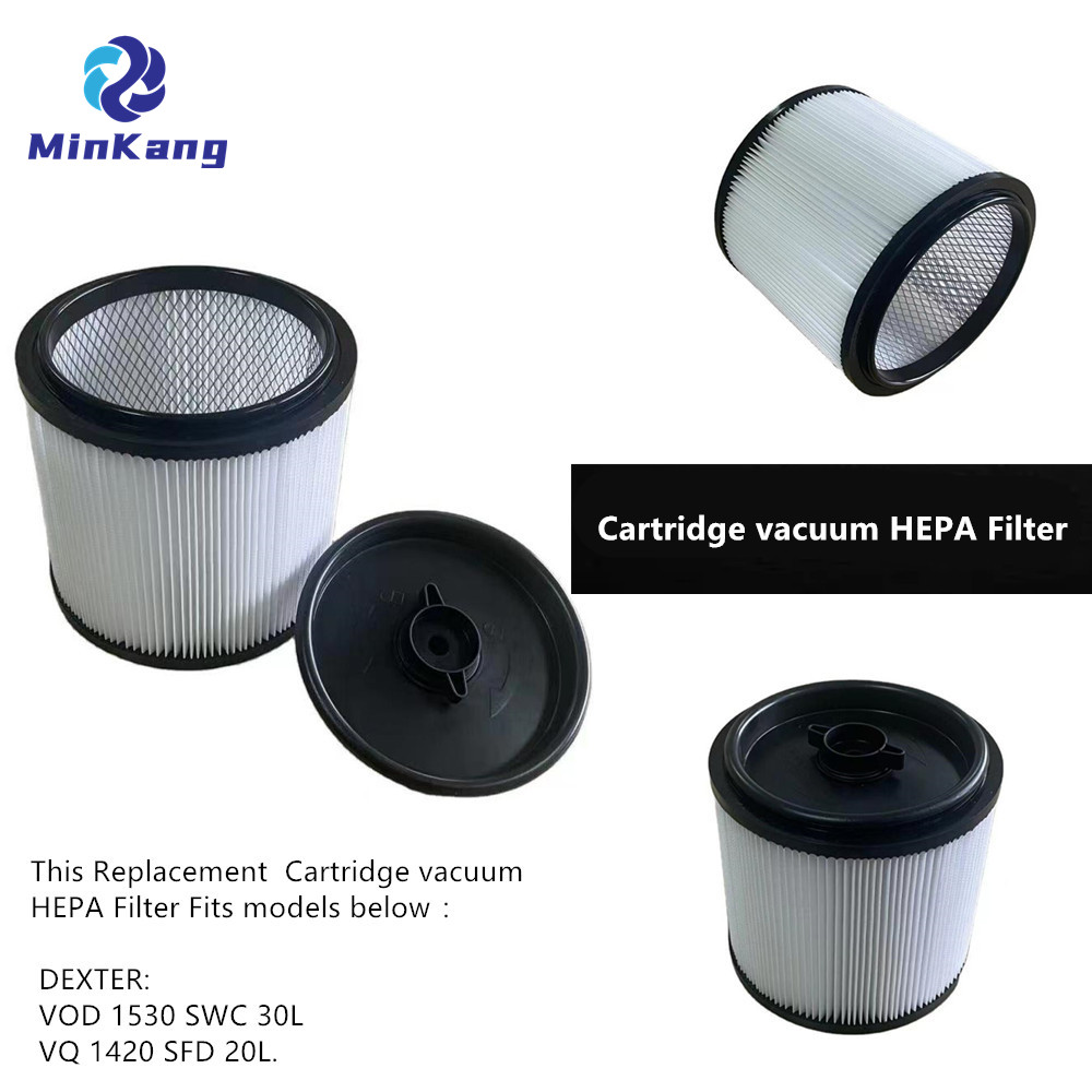 Filtro HEPA de vacío de cartucho para Parkside PNTS 1250 1300, piezas de aspiradora RYOBI RVC-1220I-G 