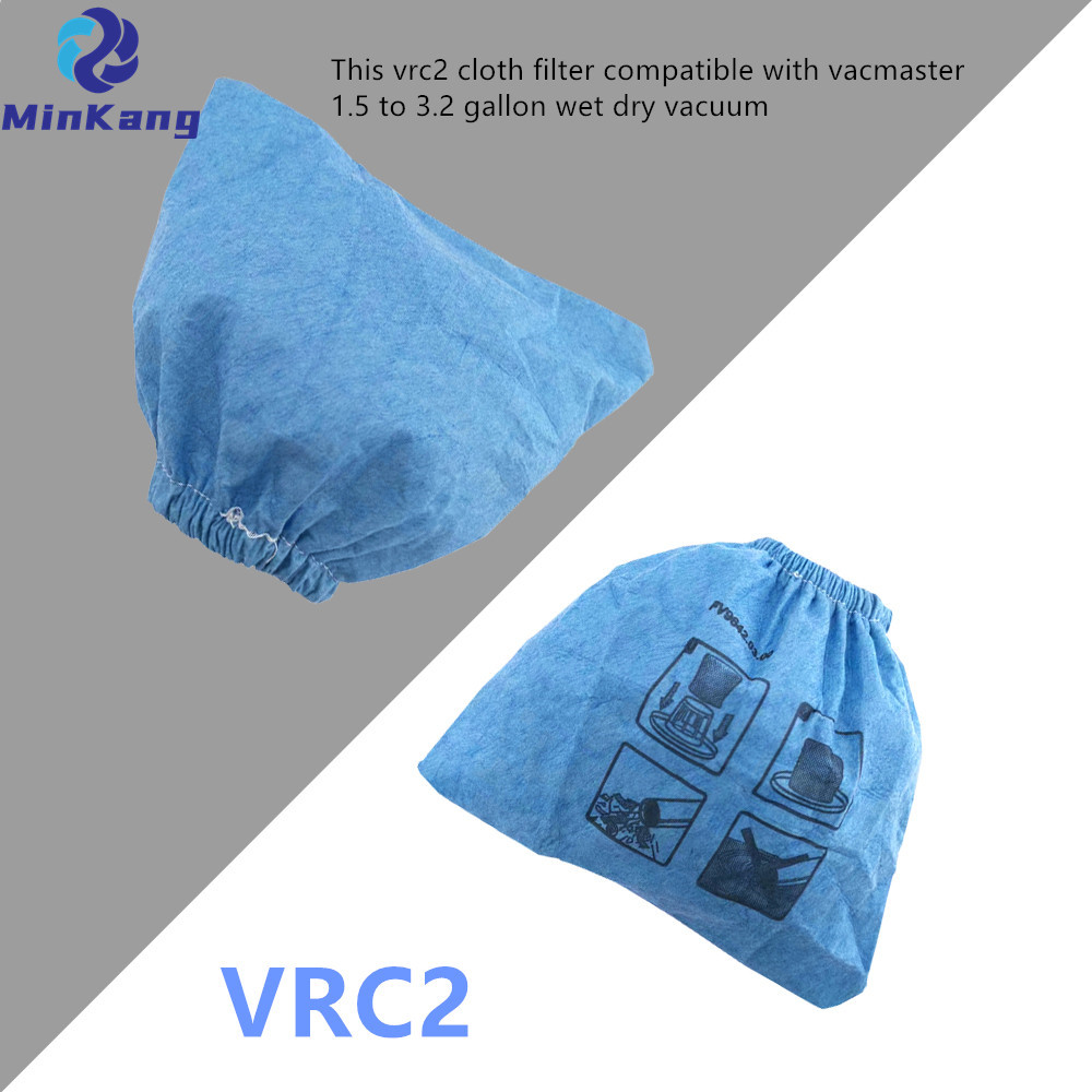 Filtro de tela VRC2 para Armor All Shop Vac AA155 AA256 AA255, también para aspiradoras húmedas/secas Vacmaster de 1,5 a 3,2 galones