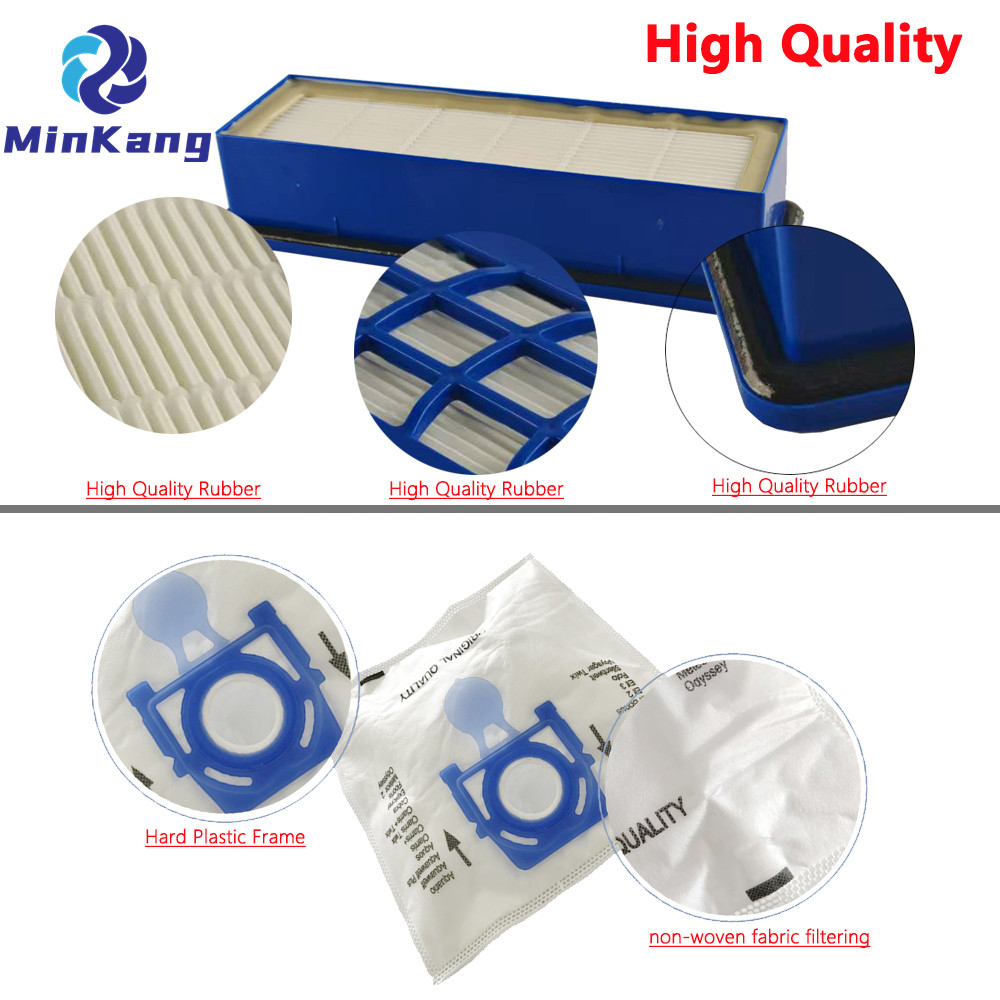 Filtro HEPA y bolsas de polvo para Bosch Aquawash y Clean Prohygienic Wet & Dry BWD420 Hyg Vacuum