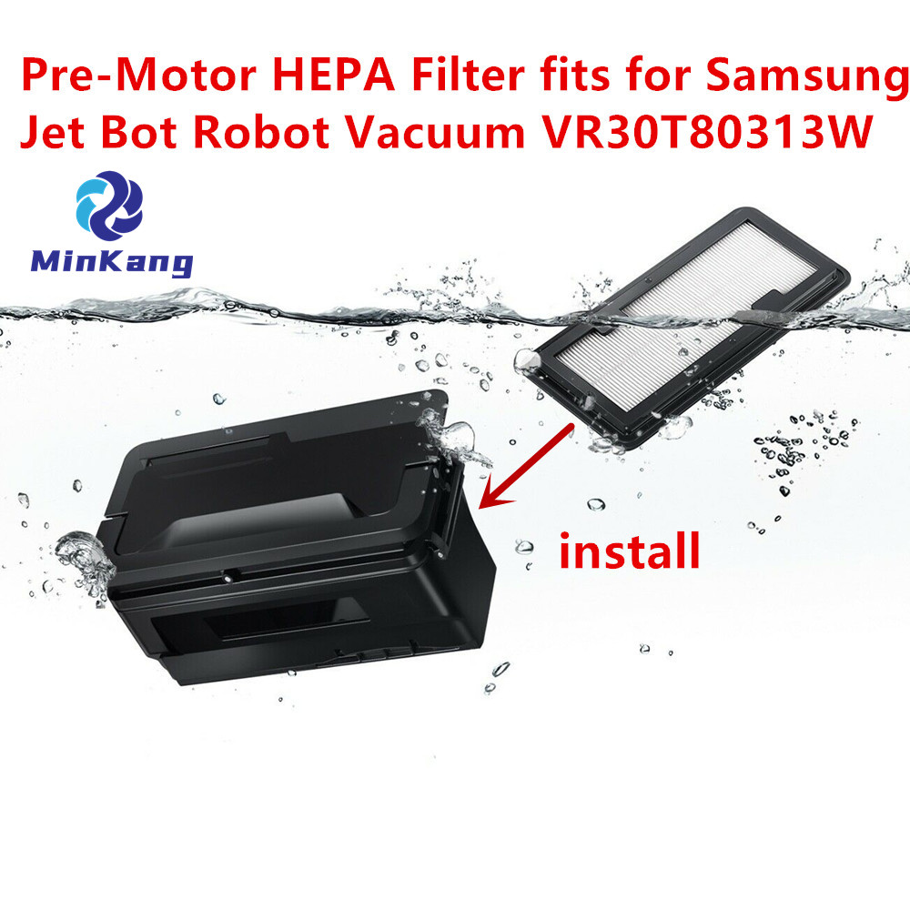 Filtro HEPA premotor para aspiradora Robot Samsung Jet Bot VR30T80313W en comparación con el número de pieza: VR8000-1