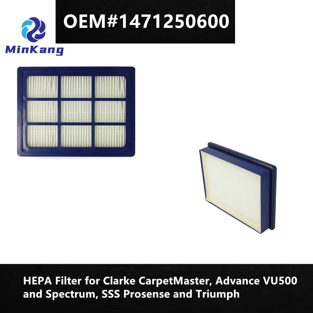 Filtro HEPA para Clarke CarpetMaster, Advance VU500 y Spectrum, SSS Prosense y Triumph