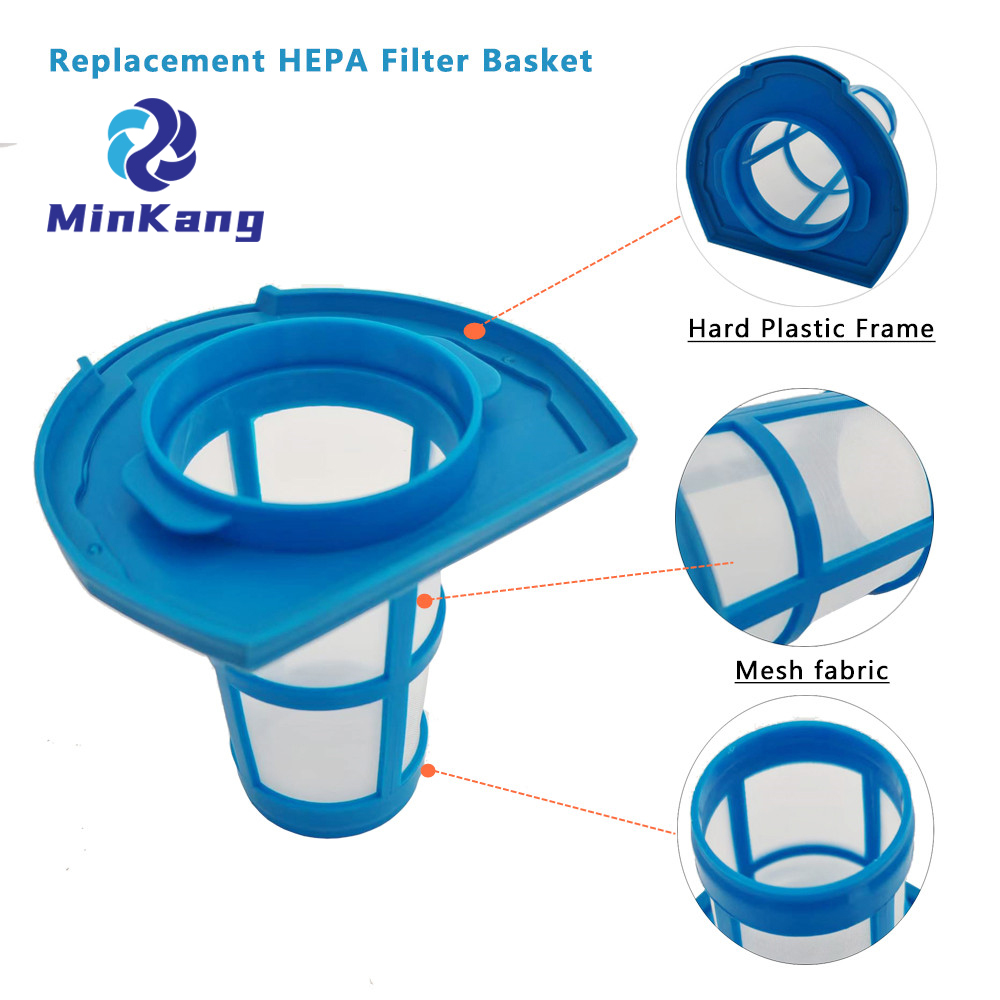 Cesta de filtro HEPA de reemplazo para Vacmaster VSD1801 y VSD1001 Filtro de vacío de lavado