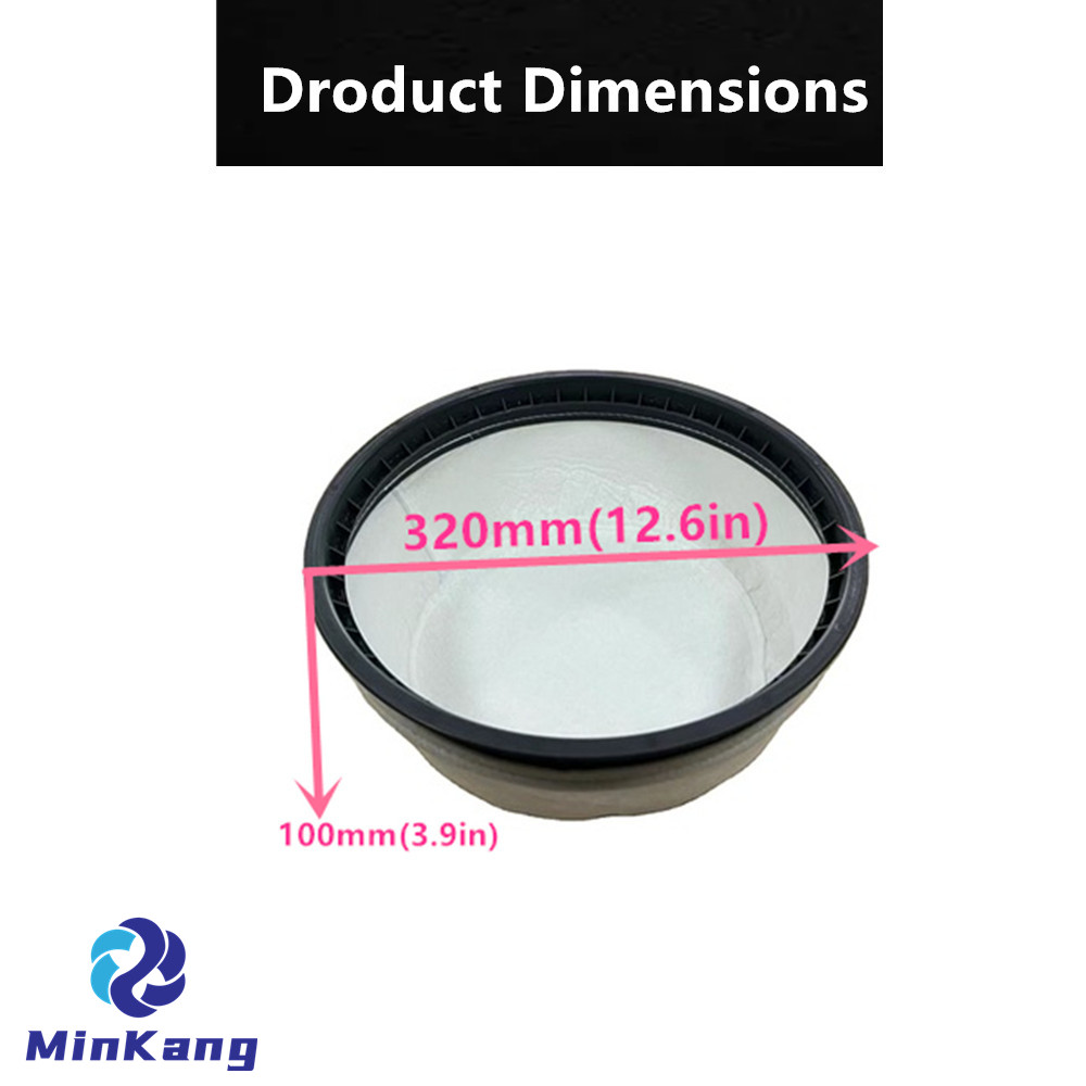 Filtro de algodón de motor principal de saco comercial 1471432500 para aspiradora Nilfisk VP300 series HEPA, piezas de aspiradora incluidas, anillo de goma