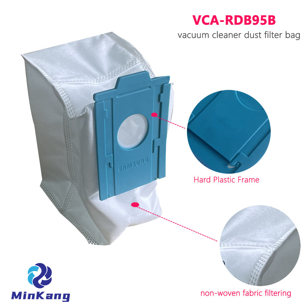 VCA-RDB95B Bolsa de filtro de polvo al vacío para la bolsa de polvo Samsung Bespoke Bot Bot VCA-RDB95B Piezas de aspiradora