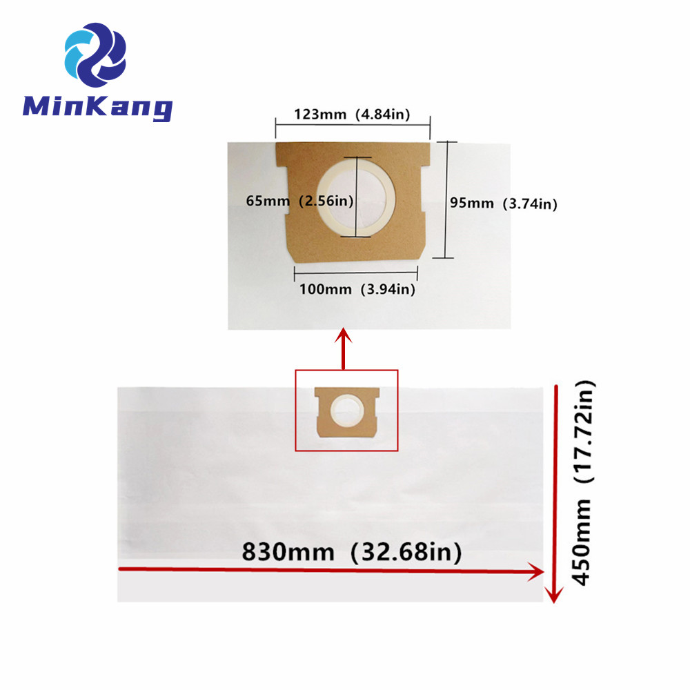 VHBL Bolsas de filtro de polvo de alta eficiencia para Vacmaster VBV1210 de 12 a 16 galones, la mayor&iacute;a de aspiradoras Shop-Vac h&uacute;medas/secas (12 a 14 galones)