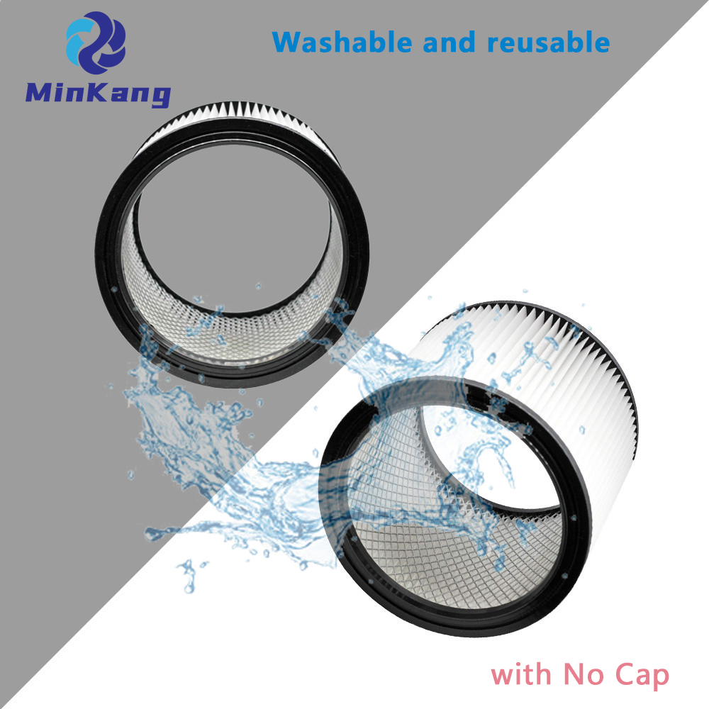  Reemplazo de filtro Hepa de cartucho estándar para aspiradora en seco/mojado de 5 a 18 galones sin tapa