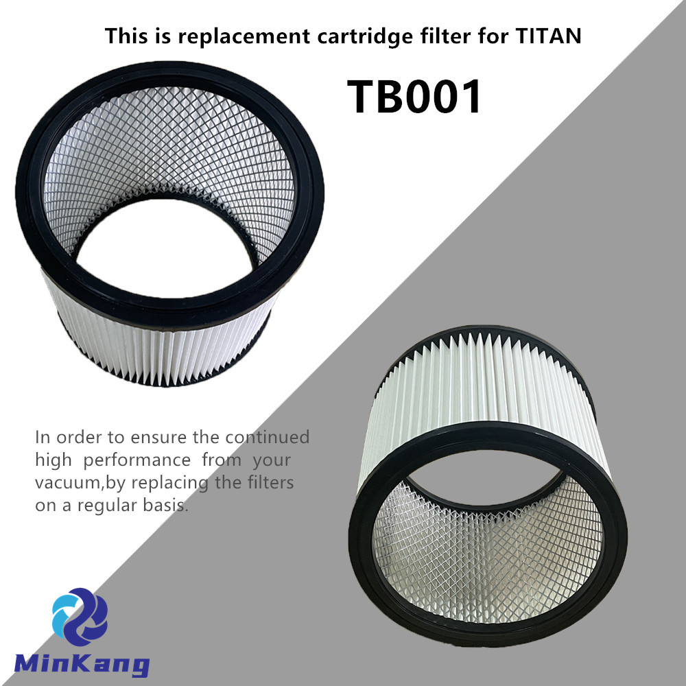 Filtro HEPA de vacío de cartucho TB001 para piezas de aspiradora TITAN TB001 TTB350VAC,TTB351VAC,TTB430VAC,TTB431VAC