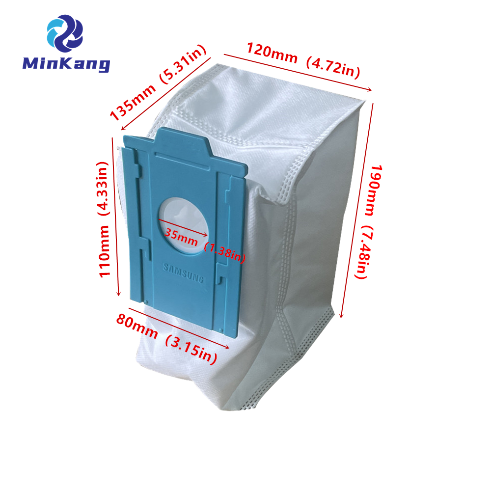 VCA-RDB95B Bolsa de filtro de polvo al vacío para la bolsa de polvo Samsung Bespoke Bot Bot VCA-RDB95B Piezas de aspiradora