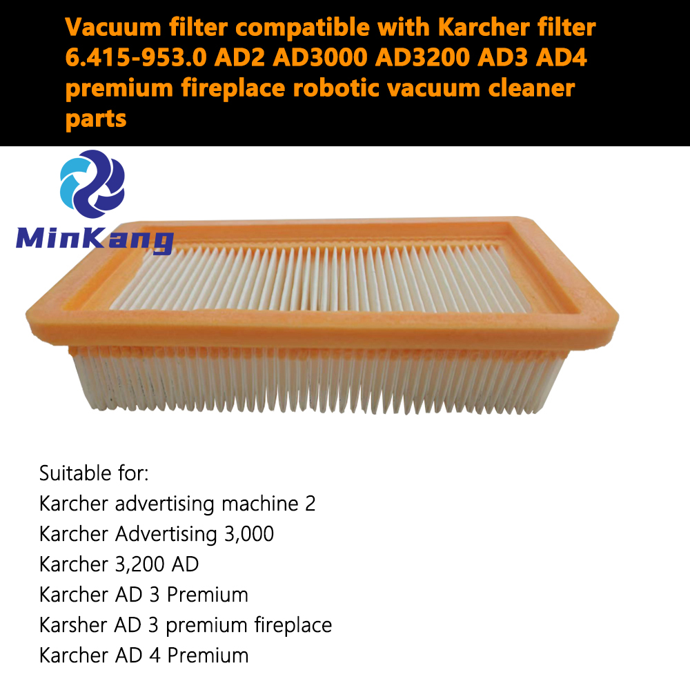 Filtro de vacío para el filtro Karcher 6.415-953.0 Aspiradora 