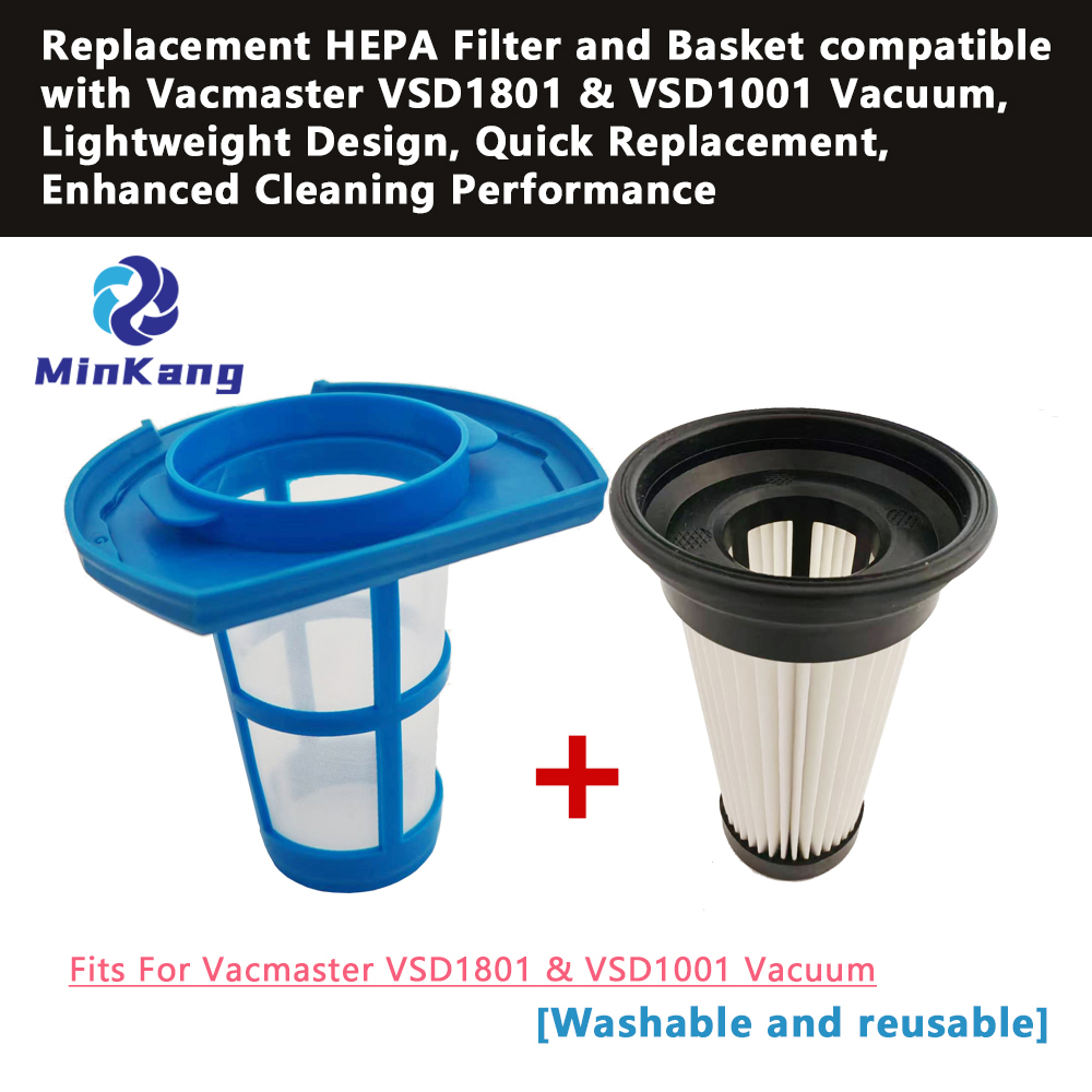 Limpieza del filtro HEPA y canasta aspiradora para el proveedor de filtros Hepa de Vacmaster