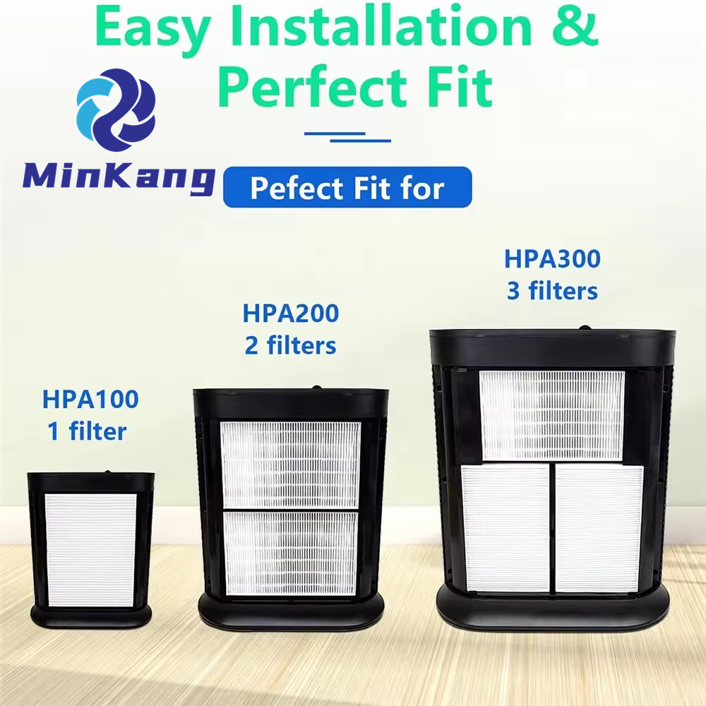 Piezas de filtro de repuesto de purificador de aire personalizadas para filtros Hepa Honeywell HRF-R1 Piezas de purificador de aire HRF-R1