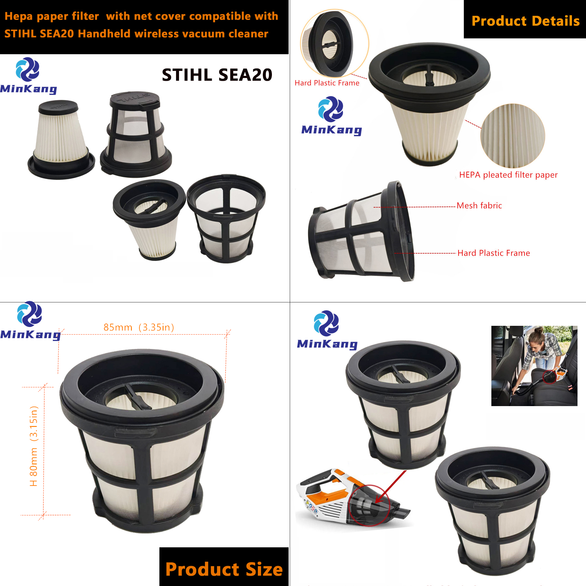  Aspirador inal&aacute;mbrico de mano STIHL SEA20